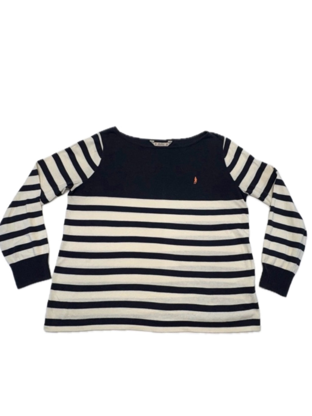 Jack Murphy Striped Boat Neck Sweater Top US 18